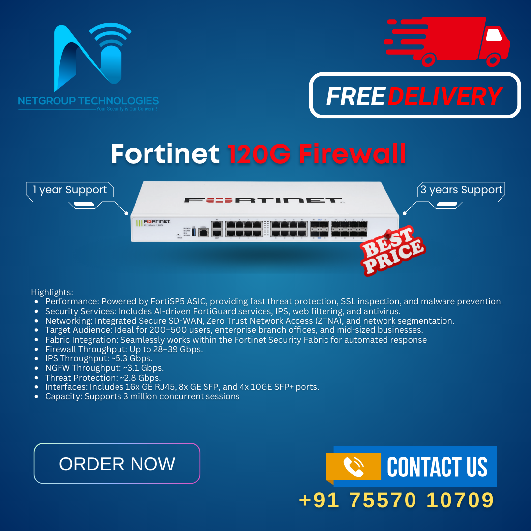 Fortigate 120G Firewall