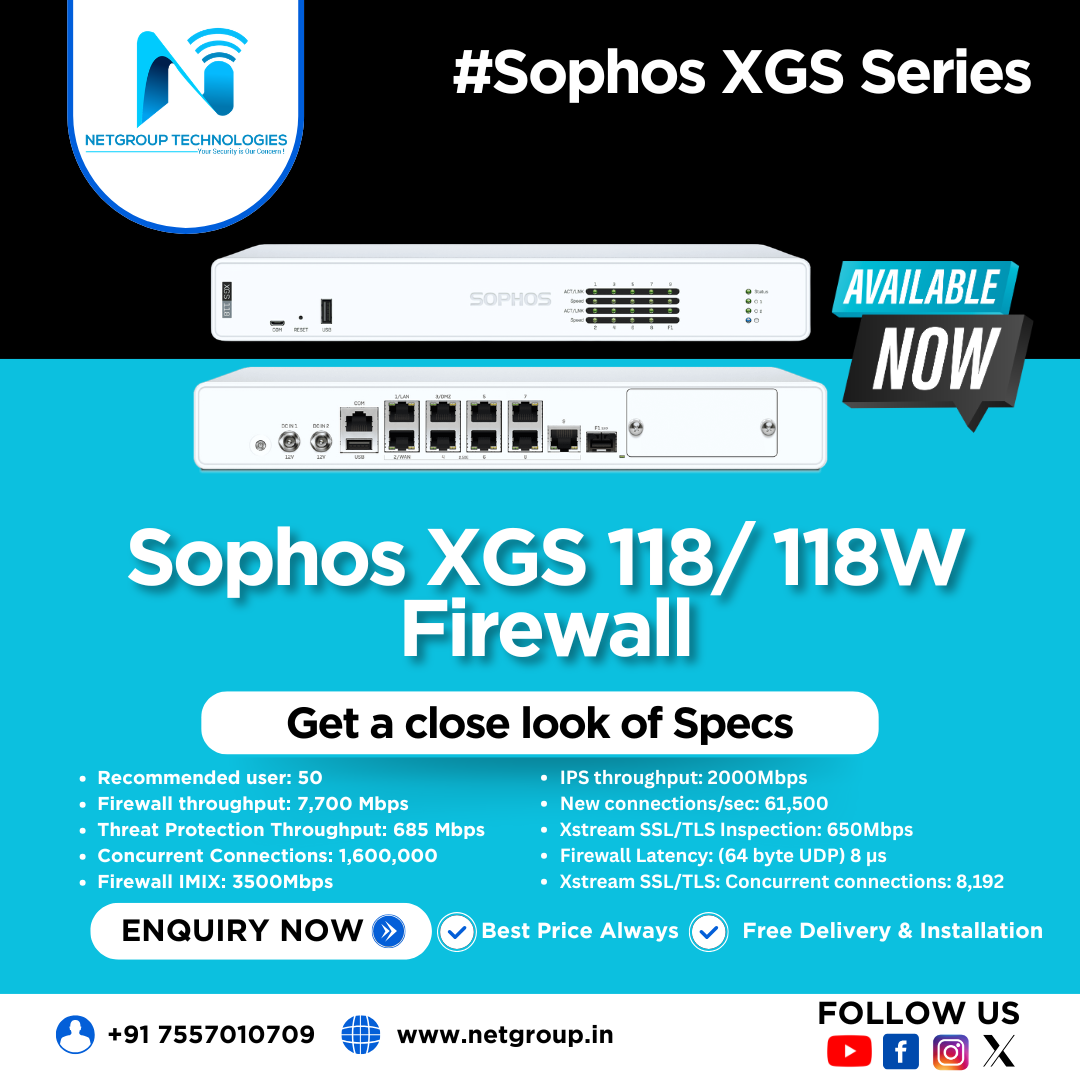 Sophos XGS 118 Firewall