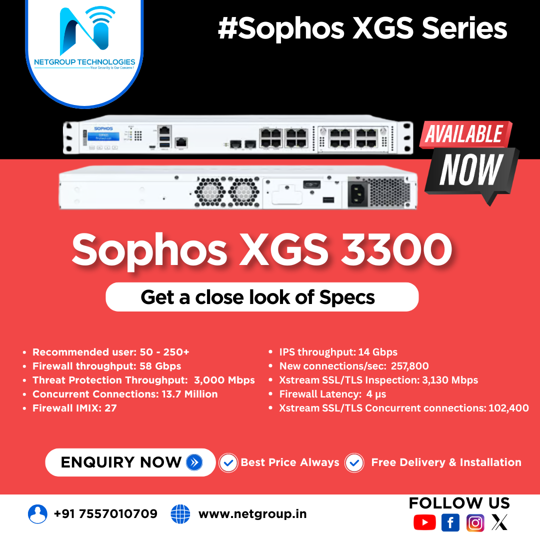 Sophos XGS 3300 Firewall